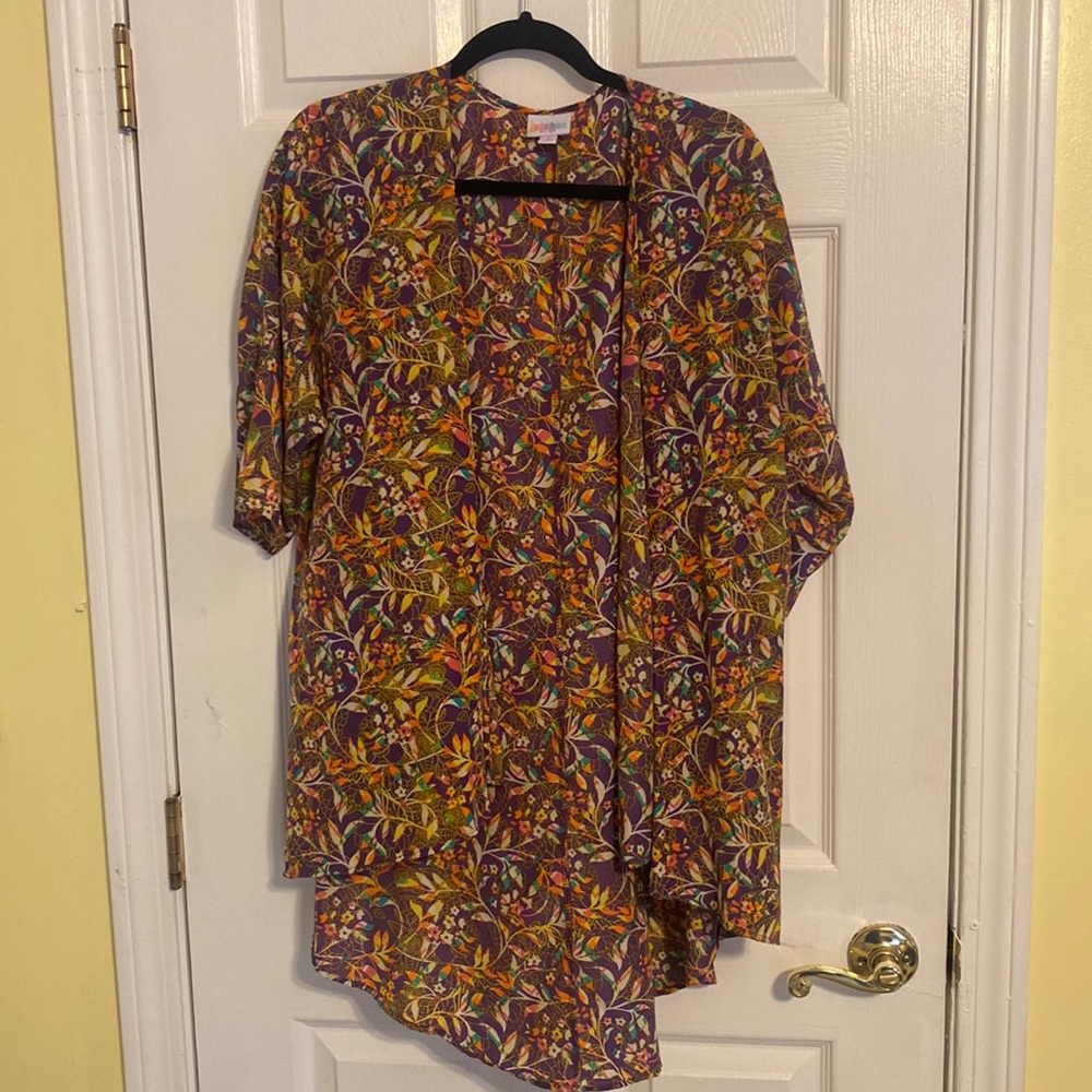 Open front kimono